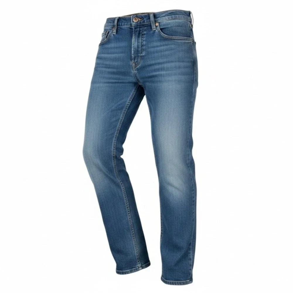 Levis 502 Regular Taper Jeans Mens 32x29 Medium Wash Blue Denim WaterLess